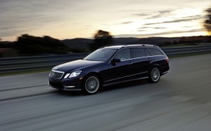 2013-E-Class-Wagon-Mercedes Benz -AMG-Exterior-front-side-view-black