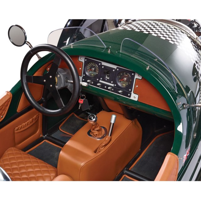 Threewheeler interior